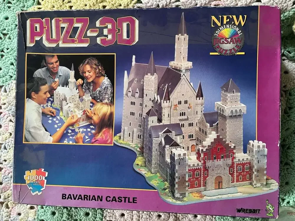 Wrebbit Puzz-3D Bavarian Castle 1000 Piece 3D Jigsaw Puzzle